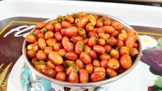 5 मिनट में बनाए चटपटी मसाला मूंगफली  Spicy Masala peanuts  Masala Singdane  Masal Moongfali [upl. by Mihar]