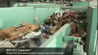 BHS OCC Separator® Materials Recovery Facility MRF Video [upl. by Gilges461]