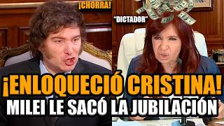 MILEI le SACÓ la JUBILACIÓN a CRISTINA KIRCHNER SE VOLVIÓ LOCA  FRAN FIJAP [upl. by Ailemor]