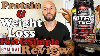 Nitro Tech Ripped Protein Powder  MuscleTech  Supplement Review [upl. by Ainala]