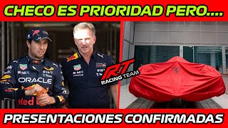 🚨¡HORNER es MUY CLARO¡ CHECO es NUESTRA PRIORIDAD PERO 🧐 PRESENTACIONES CONFIRMADAS al MOMENTO F1 [upl. by Levania236]