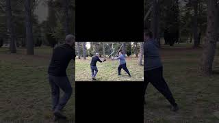 Miles Vs Dylan LarpCombat BasketHilt Buckler [upl. by Notreve]