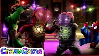 Lego Marvel Super Heroes 100 Guide 17  House Party Protocol Red Brick Stan Lee etc [upl. by Nyrok]