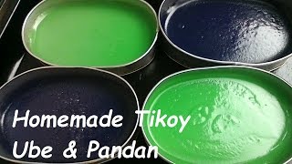 Homemade TIKOY  Ube amp Pandan Chinese New Year Cake [upl. by Rabush910]