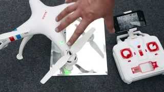 Syma X8W FPV Quadcopter Quick Start Guide amp Review [upl. by Asilad]