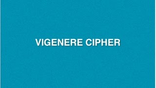 Vigenere Cipher  Type of Encryption Decryption Method  Polyalphabetic Substitution Cryptography [upl. by Soracco786]