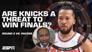 Are the Knicks an NBA Finals THREAT 👀 Stephen A APPLAUDS their TOUGHNESS and GRIT 💪  First Take [upl. by Orelie]