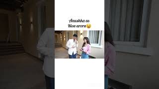 Anushka as Riva arora 😅  trigggered insaan  anushka  funny shorts [upl. by Lorraine]