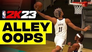 NBA 2K25 Insane Alley oop Contact body for Game [upl. by Dewain801]