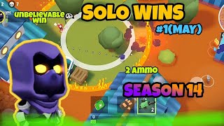 Solo Wins 1 MayBattlelands Royale Season 14Virtual Peace Gaming [upl. by Brie635]