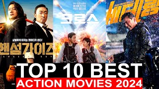 Top 10 Most Explosive Action Korean Movies 2024  Best Films To Watch On Netflix Disney Right Now [upl. by Chiquia]