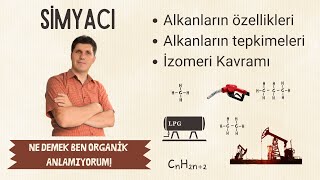 ALKANLARIN ÖZELLİKLERİ VE TEPKİMELERİ  İZOMERİ KAVRAMI  ORGANİK BİLEŞİKLER 1  canlı yayın [upl. by Anait]