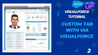 Display Visualforce page via Custom Tab 2  Salesforce Developer Tutorial [upl. by Eltsirc]