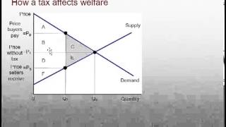 Taxes and Subsidies Part 4 Tax Revenue and Economic Welfare [upl. by Collie]