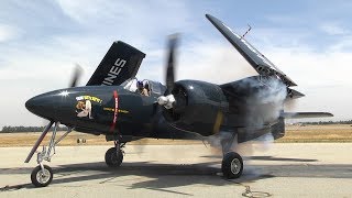 F7F3P Tigercat Here Kitty Kitty flight 2017 [upl. by Keane]