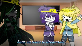 Sans au react to dreamtale my au [upl. by Rivers]