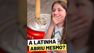 A LATINHA DE COCA ABRIU 😱 [upl. by Deeraf]