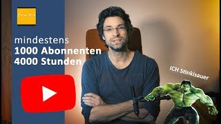 YOUTUBE Richtlinien 2018  Monetarisierung [upl. by Arriaet200]