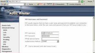 Router Comtrend CT 536 configuracion 20 megas de Jazztel [upl. by Armmat238]