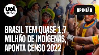 Brasil tem quase 17 milhão de indígenas aponta Censo 2022 Tales Faria Parcela considerável [upl. by Enyamrahs]