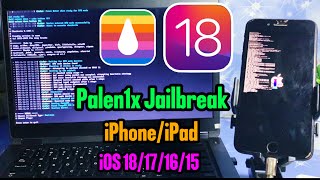 Jailbreak iOS 18171615 on iPhoneiPad  Palen1x for Widows [upl. by Junko]