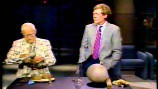 Disney Sound Effects Master on 80s Letterman Show [upl. by Enitsua]