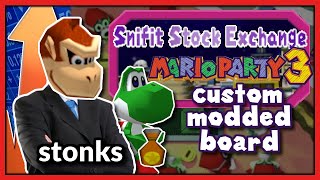 Mario Party 3 but a mod adds stocks Multiplayer [upl. by Asemaj]