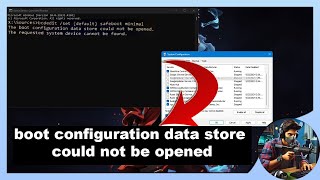 The Boot Configuration Data Store Could Not Be Opened  Access Denied in msconfig 2024 [upl. by Alrahc]