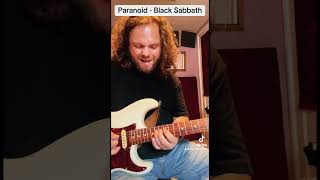 Easy Guitar Riff  Paranoid  Black Sabbath [upl. by Sayre466]