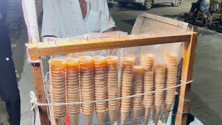 01 STREET SIDE KOLKI ICE CREAM  VILLAGE STYLE CONE ICE CREAM  CHEAP PRICE STREET FOOD [upl. by Nosae]