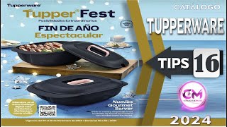 TUPPERWARE TIPS 16 2024 ➠ CATALOGO TUPPERWARE NUEVO [upl. by Coulter]