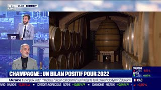 Michel Drappier Maison de Champagne Drappier Un bilan positif pour le champagne en 2022 [upl. by Ellessig]