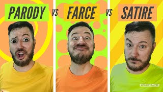 Parody vs Farce vs Satire  Whats the difference [upl. by Anurag]