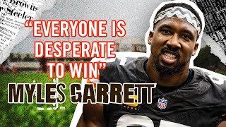 Myles Garrett quotI feel good enough to go out there and make a differencequot  Press Conference [upl. by Vallo610]