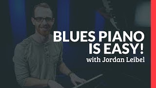 Blues Piano Is Easy  Piano Lessons Pianote [upl. by Leor248]