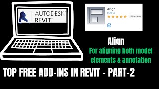 BEST FREE ADDINS IN REVIT FOR ALIGNING PART2  Align AUTODESK App Store [upl. by Rolyak45]