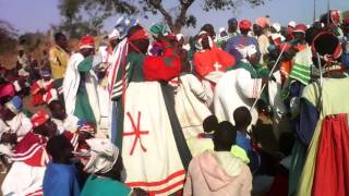 Rev Kalombola of Zion City preaching to 2015 Congregation in Dzaole Ntcheu Malawi [upl. by Scheer]