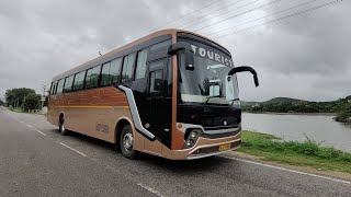 Aravalibuses built seating 22 49D on Bharat Benz 1824 135 MTR ladder chassis [upl. by Esilram]