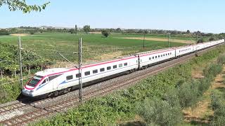 🇬🇷 HELLENIC TRAIN InterCity amp Regional Trains at Korinos July 2024 [upl. by Ylrehs]