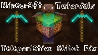 Minecraft MultiplayerServer Teleportation Bug Bypass amp Fix [upl. by Starbuck]