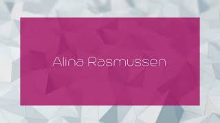 Alina Rasmussen  appearance [upl. by Delcina]