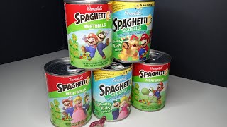 Unboxin Doxin  Campbells Super Mario Spaghettio Meatballs [upl. by Sirotek]