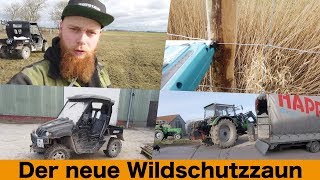 FarmVLOG208  Der neue Wildschutzzaun [upl. by Enidlareg]