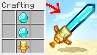 Minecraft But You Can Craft Custom Weapons [upl. by Madelaine]