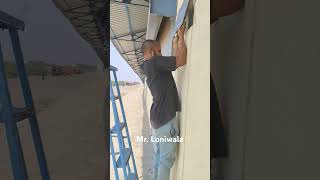 Window strength testing 💪💪💪 construction buildingengineering welding [upl. by Judah]