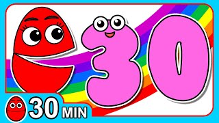 quotCount to 30quot Numbers Songs amp More  Learn Counting from 1 to 30  Number Rhymes For Children [upl. by Reiko410]