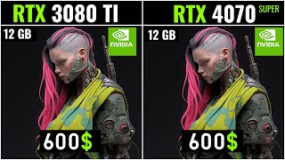 RTX 4070 SUPER VS RTX 3080 TI  20 GAMES TESTED AT 1080P  2K  4K [upl. by Ochs]