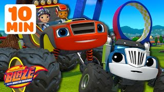 Special Mission Blaze Rescues BABY Monster Machines 👶  10 Minutes  Blaze and the Monster Machines [upl. by Haidadej]