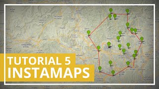 Tutorial dInstamaps 5 Creació d’elements puntuals i lineals [upl. by Atalante]