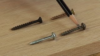 Choosing the Correct Screw Pocket Screw  Woodworkers Guild of America [upl. by Eenalem963]